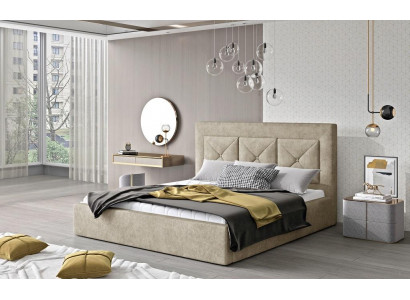 Classic Bed Modern Style Double Wood Hotel Beds 220x220 Bedroom New