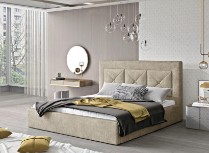 Classic Bed Modern Style Double Wood Hotel Beds 220x220 Bedroom New