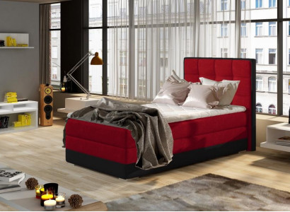 Bed cushion design luxury hotel beds 90x200cm bedroom box spring single