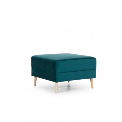 Footstool, ottoman, pouf, living room, designer stool, leather, textile