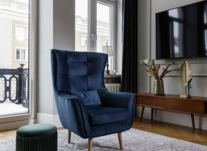 Armchair Club Lounge Designer Recliner Upholstered Sofa 1-Seater Television New Textile