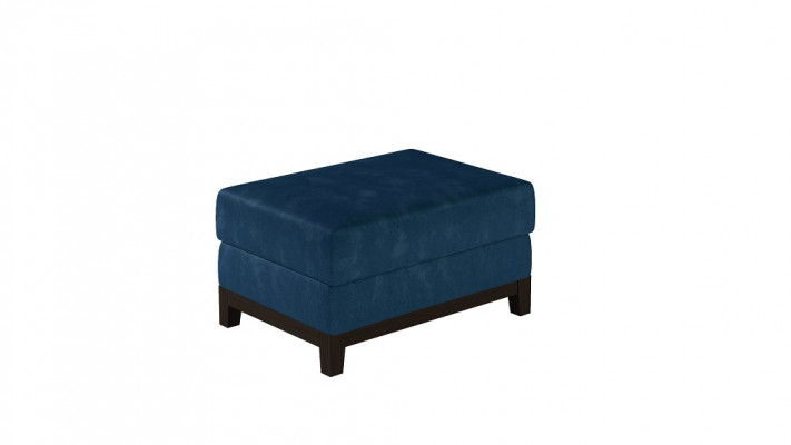 Design upholstered stool footstool ottoman seat chaise padded pouf blue