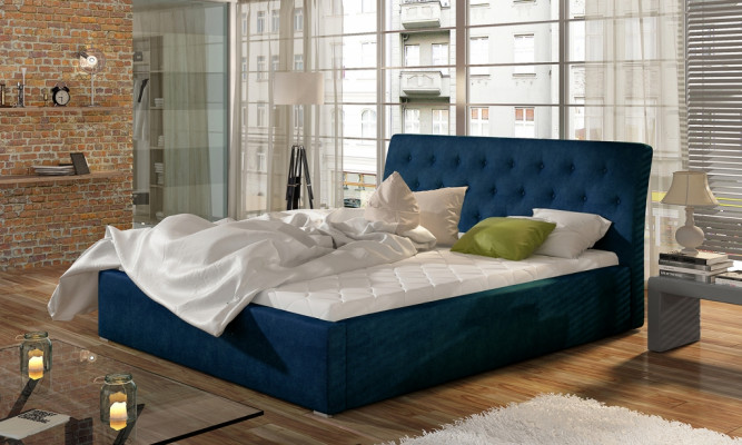 Upholstered bed beds bed hotel upholstery designer double decor luxury design