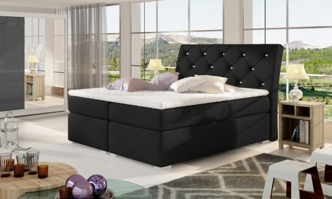 Bed box Chesterfield bed upholstered bed double bed big XXL designer bed new