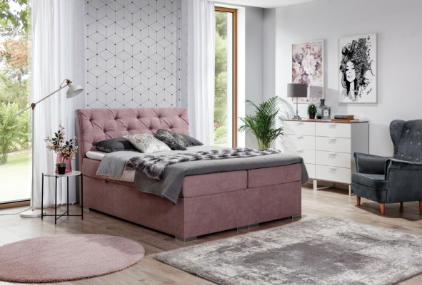 Bed box Chesterfield bed upholstered bed double bed big XXL designer bed new