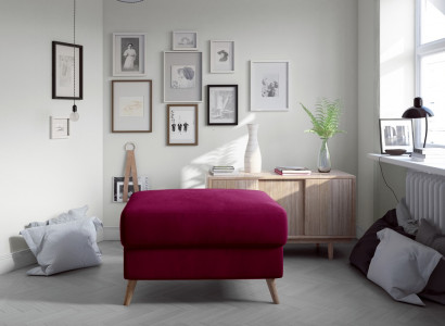 Ottoman Pouf Sofa Cushion Side Stool Footstool Ottoman Furniture Stool Pink