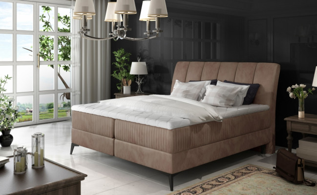 Upholstered bed, beds, bed upholstery designer, hotel double, decor, luxury design.