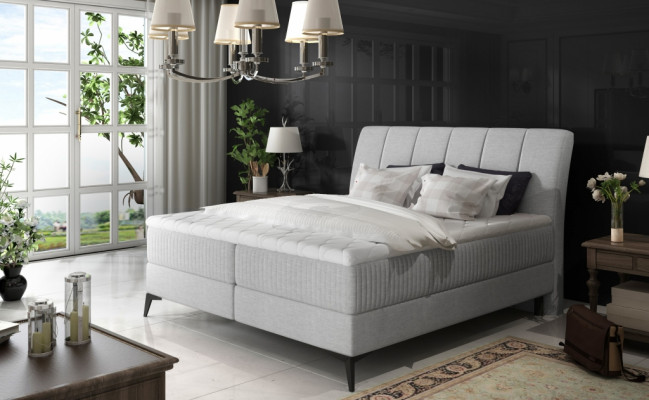 Upholstered bed, beds, bed upholstery designer, hotel double, decor, luxury design.