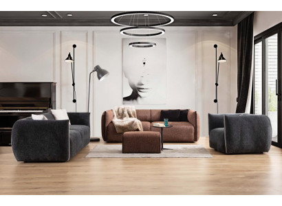 Sofa set couch set 4+3+1 seat furniture group set sets 3-piece new