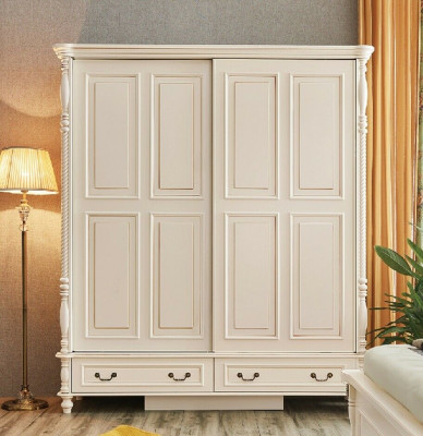Classic wardrobe closet furniture bedroom cabinets country style new