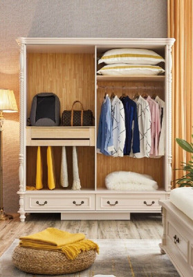 Classic wardrobe closet furniture bedroom cabinets country style new