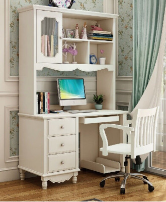 Country-style desk armchair office table PC table desks 2-piece new tables