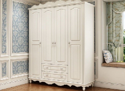 Wardrobe Cabinet Baroque Style Furniture Classic Bedroom Cabinets Wood