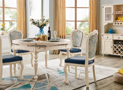 Classic dining room suite table with 4 chair set chair group tables 5-piece set