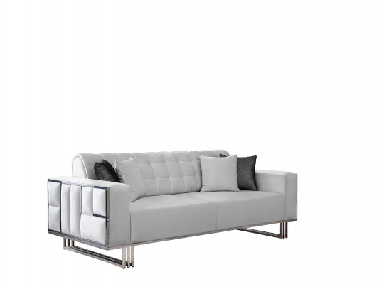 Adjustable Multifunction Couch Sofa Two-Seater Design Sofas White
