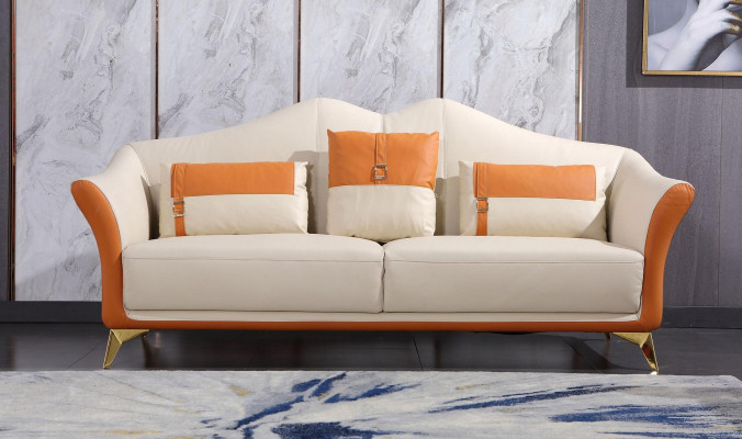 Classic three-seater sofa, 3-seater design sofas, Italian style couch