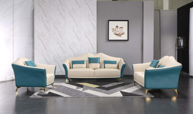 Classic three-seater sofa, 3-seater design sofas, Italian style couch