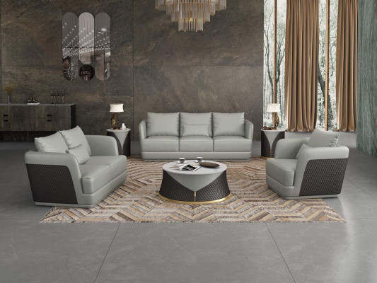 Three-seater design sofa couch upholstery sofa 3-seater leather sofa modern relax club