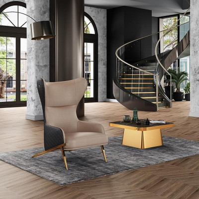 Armchair 74 x 90 cm Couch Cushion Designer Leather 1-Seater Cushion Seat