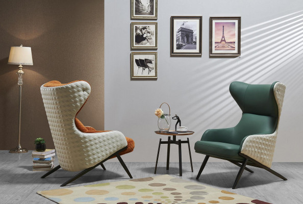 Living room single-seater sofa couch lounge club hotel luxury modern