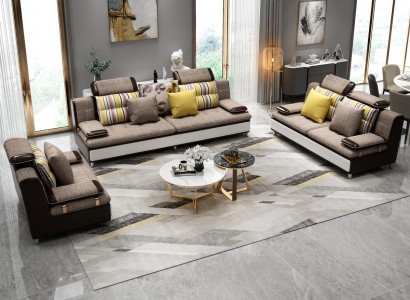 Design three-seater lounge furniture 3-seater sofa couch upholstery club couches sofas