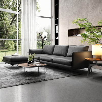 Leather sofa couch living room set design modern sofas sofa 3-seater