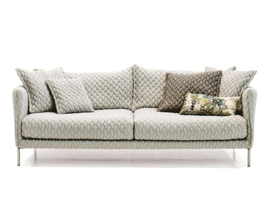 Sofa 3-seater couch living landscape modern set design sofa seat fabric