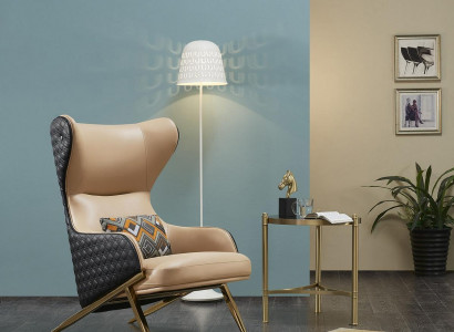 Armchair Designer Armchair Upholstered Armchair Modern Decorative Relaxing Leather Armchair Luxury