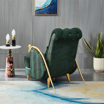 Armchair Design Recline Relax Club Lounge Single Seater Upholstery Fabric Leather