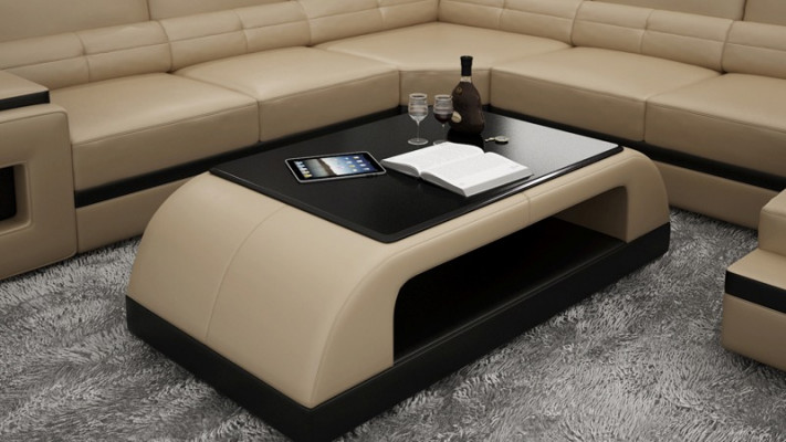 Coffee table glass design coffee table living room leather couch side tables
