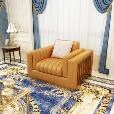 Armchair Design Couch Sofa Relax Leather Lounge Luxury TV Club Seat Upholstery