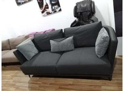 Three-seater design sofa couch upholstered sofa leather sofa modern relax club 3-seater