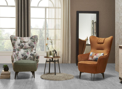 Luxury design furniture chairs modern design decoration armchair textile living room