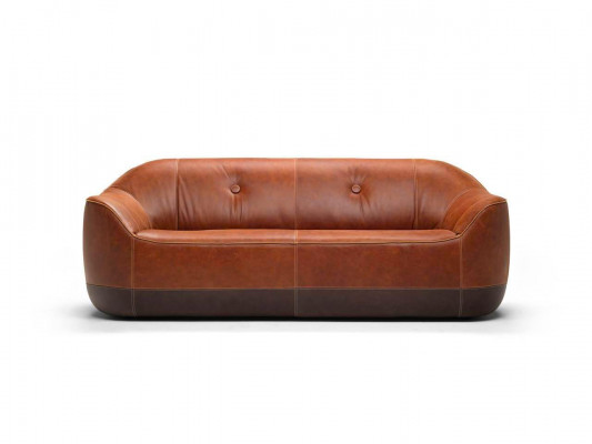 Modern three-seater sofa 3-seater couches three-seater upholstery luxury sofas brown
