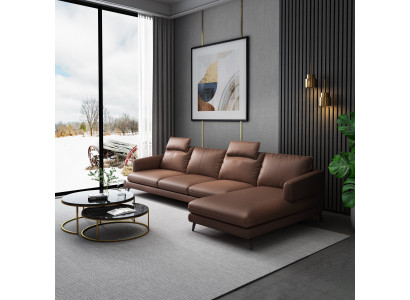 Sofa L-Shape Leather Sofa Couch Living Room Sofa Corner Sofa Set Modern Couches New