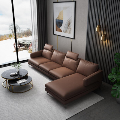 Sofa L-Shape Leather Sofa Couch Living Room Sofa Corner Sofa Set Modern Couches New