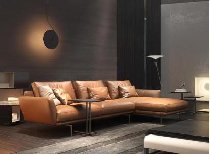 Sofa L-shaped leather sofa couch living landscape suite design corner sofa modern sofa