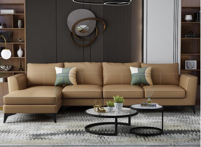 Design corner sofa L-shaped modern sofas leather sofa couch seating lounge sofa