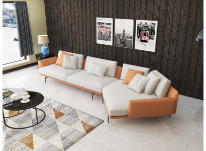 Corner sofa L-shape fabric couch living landscape set design modern sofa new sofas