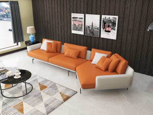 Corner sofa L-shape fabric couch living landscape set design modern sofa new sofas