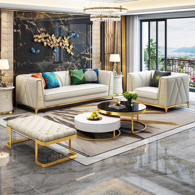 Chesterfield Sofa Couch Three-seater Upholstered Couch 3-seater Couches Upholstery Leather
