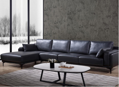 Sofa Design Corner Sofa L-Shape Leather Sofa Couch Living Landscape Suite Modern Sofas