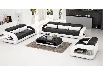 Living Room Sofa Set 3+2+1 Seater Designer Sofa Leather Sofa Modern Sofa