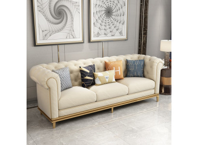 Three-seater couch upholstery design sofa 3-seater seat sofas room white luxury couches