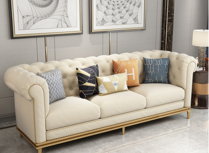 Three-seater couch upholstery design sofa 3-seater seat sofas room white luxury couches