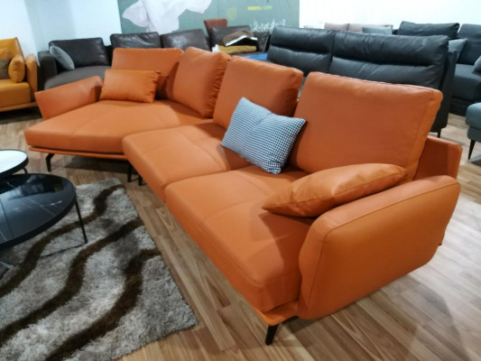 Corner sectional sofa L-shape living landscape sofa couch upholstery set leather fabric sofas