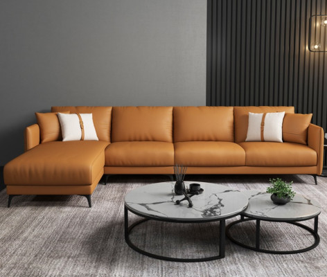 Living landscape set design modern sofas modern corner sofa leather sofa couch new