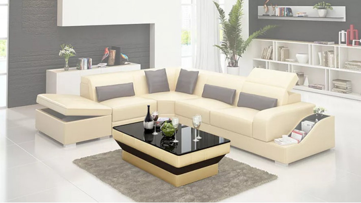 Suite, corner suite, sofa, leather sofa, corner sofa, upholstery, upholstered couch, living landscape.