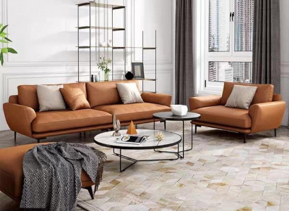 Sofa set 4+3+2 leather sofa couch living area suite design modern sofa