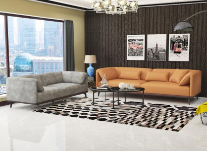 Sofa set 3+2+1 leather sofa couch living landscape suite design modern sofa